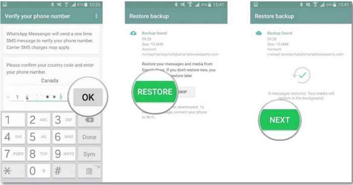 How to Restore Whatsapp Backup 1 How to restore whatsapp backup?
